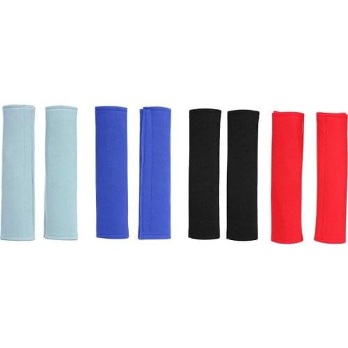 2pcs Comfortable Seat Belt Covers Soft Plush Pillow Car Shoulder Pad for Adults Kids Protection Pad Car Interior Accessories