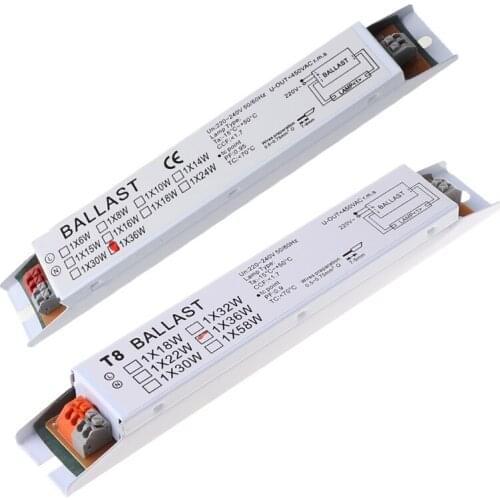 220-240V AC 36W Wide Voltage T8 Electronic Ballast Fluorescent Lamp Ballasts