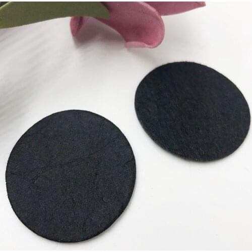 The 50pcs Felt 40mm Circle Appliques -Black Color Free Shipping