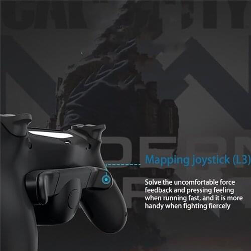 For PS4 Wireless Controller Accessories Connecting Board Back Extender With Display Headphone Jack