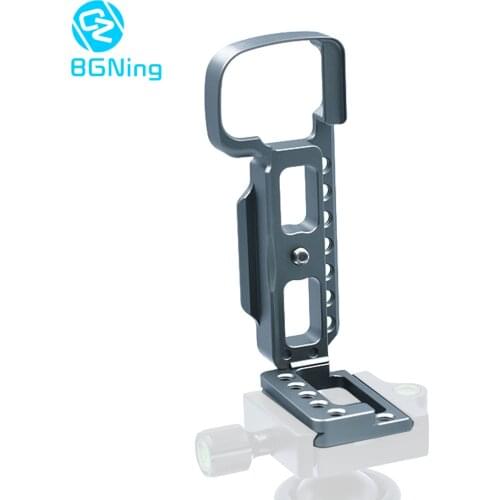 BGNing Aluminum Vertical Quick Release L Plate/Bracket Holder Hand Grip Mount Adapter for Sony Alpha ILCE-6400L ILCE-6400M A6400