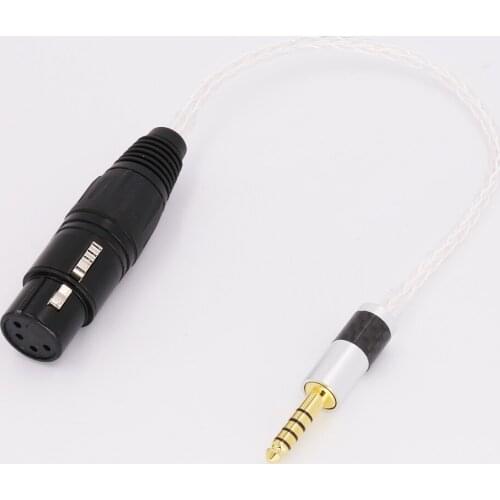 Audiocrast 4.4mm Headphone to 4 Pin XLR Female Aux Cable TRRRS Audio Jack