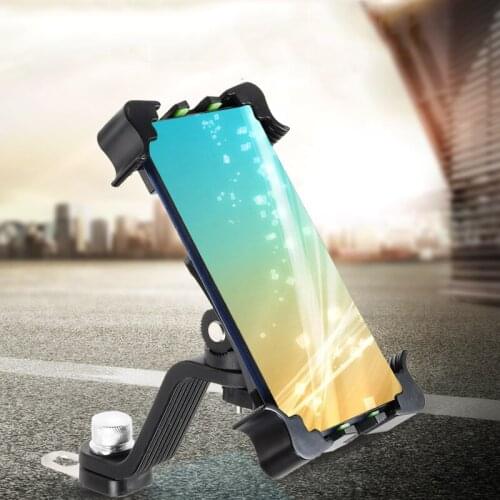 Motorcycle GPS Holder 360 Degrees Rotating Stable Bicycle Smartphones Bracket Universal Motorcycle Flexible Mount For CellPhone