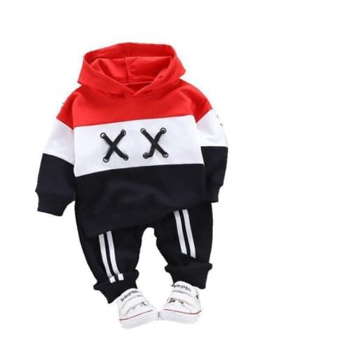 Spring Infant Clothes Sets Baby Girls Suits Hooded Cotton COAT+Pants High Quality 2pcs/set Sport Children Kids Casual Suits Sets