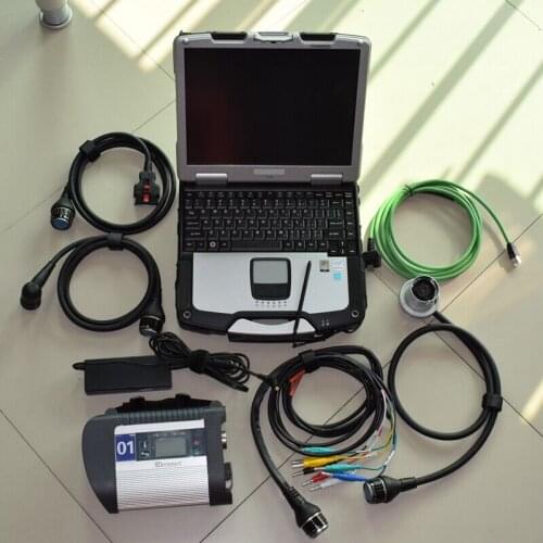 Mb star c4 sd connect multiplexer with software super ssd laptop toughbook cf30 ram 4g full set all cables