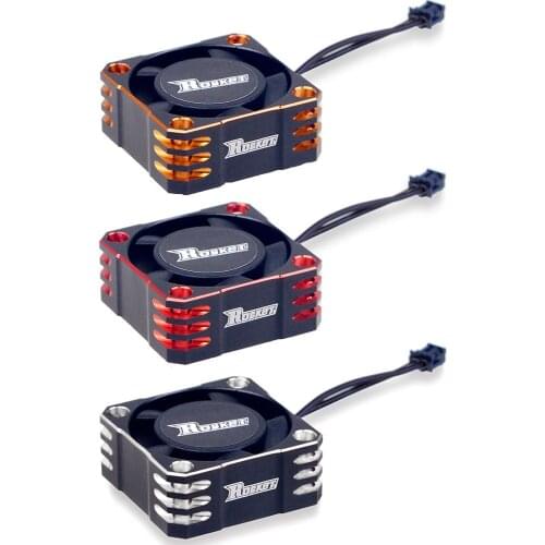 Aluminum Alloy Upgraded ESC Cooling Fan Heat Sink Radiator 25MM for 1/8 1/10 1/12 RC Model Car TS120 V2/TS160 V2 TURB0 ESC