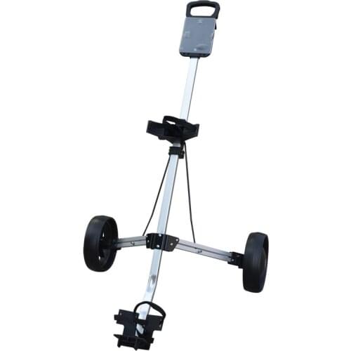 Brandnew Aluminium Golf 2Wheels Pull cart Golf Trolley Foldable Trolley