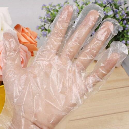 300/500/1000PCS Food Plastic Gloves Disposable Gloves for Restaurant Kitchen BBQ Eco-friendly Food Gloves Fruit Vegetable Gloves