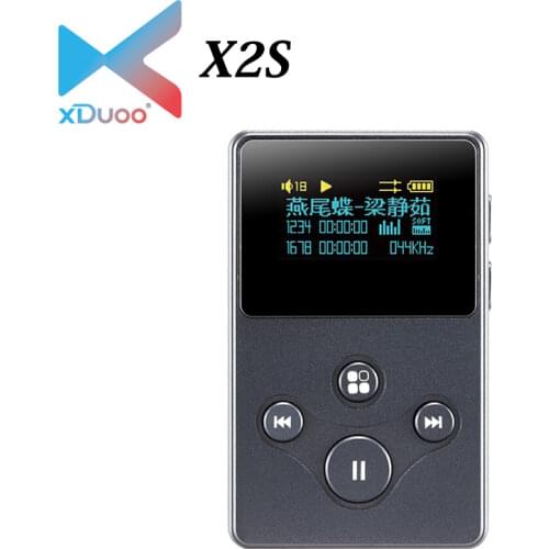 Xduoo X2S DSD128 PCM 24Bit/192Khz Hi-Res Lossless 128GB OLED Portable Music Player