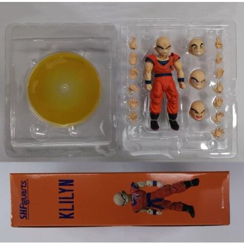 SHF Youth Klilyn Figure model Toys Action Dragon Ball Cyborg Android No.18 Kuririn Wife Collectibles Gift Toys For Children Doll