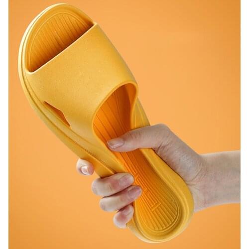 SlippersWomen Outdoor Comfortable Soft Slippers Couples Lndoor Bathroom Home Shoes Flat Thick Sole Slides Summer Sandalias