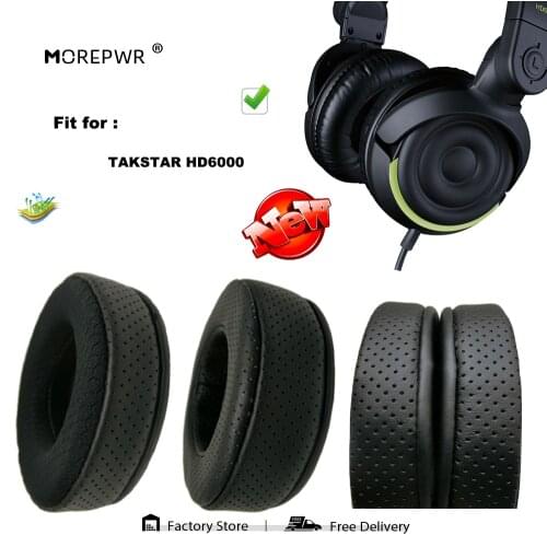 Replacement Ear Pads for TAKSTAR HD6000 HD 6000 HD-6000 Headset Parts Leather Cushion Velvet Earmuff Earphone Sleeve Cover