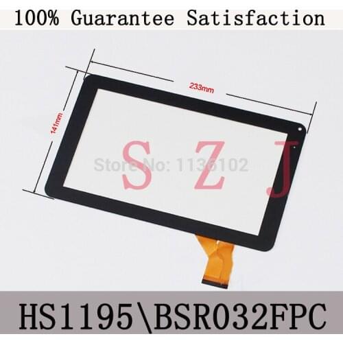 New 9"digitizer glass for A10 A13 MZ90S AMOI V90 Tablet PC touch panel screen TYF1055 HS1195 BSR032FPC