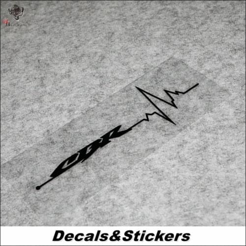 NO.L328 CBR Electrocardiogram 3M Reflective Modified Stickers Waterproof Decals Car Racing Motorcycle Scratches Cover