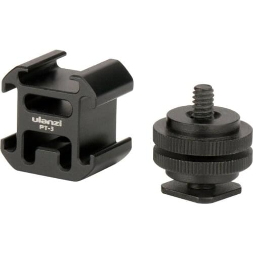 Three-head hot shoe base On-Camera Mount Adapter Extend Port for Canon Nikon Pentax DSLR Camera for Microphone LED Video Light