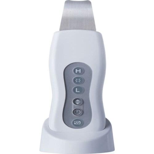 Ultrasonic Skin Scrubber Skin Cleaner Anion Ultrasound Facial Ultrasonic Face Skin Peeling Massage Face Cleaner Scrubber