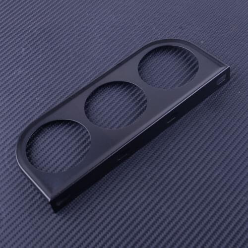2'' 52mm Triple 3 Pod Dash Vent Gauge Holder Mount Radio Face Pod Decoration For Universal