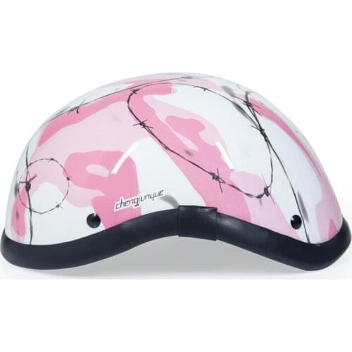 DOT Vintage Motorcycle helmet casque moto demi jet cascos para moto Unisex Protection motocross helmet