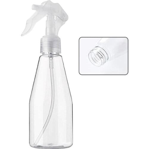1/5Pcs 200ml Clear Empty Spray Bottle Refillable Hair Fine Mist Trigger Sprayer