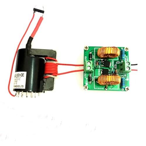 120W Mini ZVS High Frequency Induction Heating Machine Tesla High Voltage Generator Coil Jacobs Ladder Module Kit
