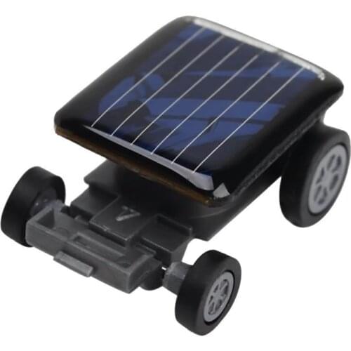 Lot 5 pcs Smallest Mini Solar Power Robot Toy Car Auto for Children Kids Funny