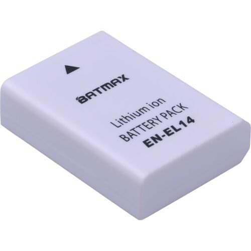 1Pc 1200mAh EN-EL14 EN EL14 ENEL14 Camera Battery for Nikon D3100 D3200 D3300 D5100 D5200 D5300 D5500 DF P7000 P7100 P7700 P7800