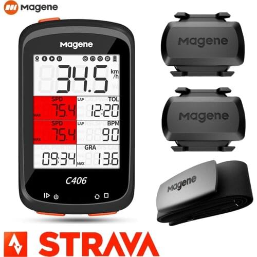Giyo M4 Wireless Bicycle Computer Bluetooth Bike Speedometer Speed and Cadence Sensor Waterproof Cycling Computer Bike Odometer