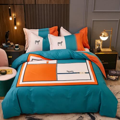 Brighten Sea Double Bed Linen