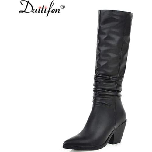 DAITIFEN Women's High Boots