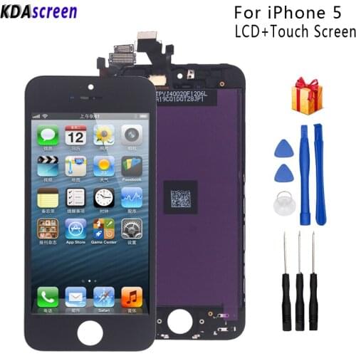 For iPhone 5 LCD Display Digitizer Assembly For iPhone 5 Display Touch Screen LCD Replacement Parts Tools
