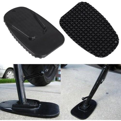 80% Hot Sell Motorcycle Side Kickstand Non-Slip Plate Base Parking Stand Plastic Support Pad