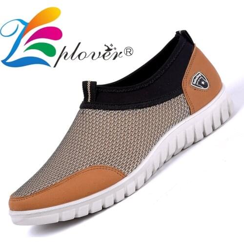 Men Casual Shoes Summer Mesh Sneakers Men Shoes Lightweight Breathable Slip On Shoes For Men Loafer Tenis Masculino Big Size 48