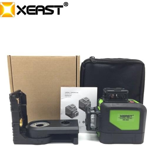 XEAST XE-902 8 line laser level 360 Self-leveling 3D Laser Level Vertical and Horizontal Cross Super Powerful Green Laser Beam
