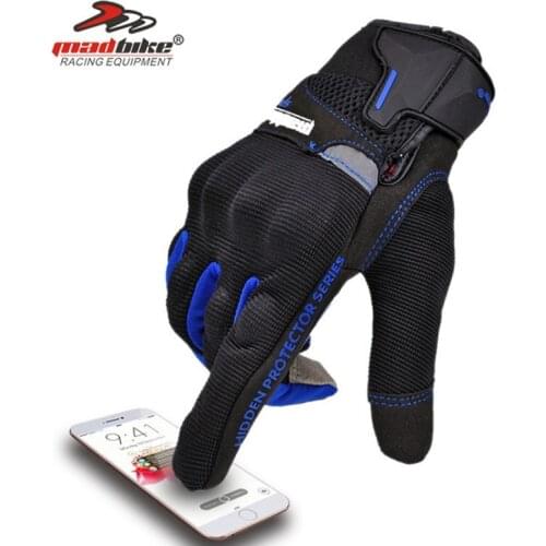 Summer outdoor riding gloves cross country racing motorcycle gloves touch screen full finger gloves ventilation protection