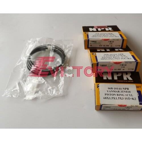 Yanmar 3TN66L 3T66UJ 3TN66E 3TN66 crankshaft + rebuild kit piston bearing gasket