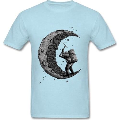 Occupy Mars Digging The Moon CCCP Tshirts Mens Popular Fashion Casual Tee Shirt Plus Size Back To The Future Spaceman T Shirt