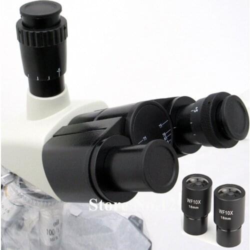 Interpupillary Distance 55-75mm Optical Stereo Binocular Microscope Articulated Free Trinocular Head for Biological Microscope