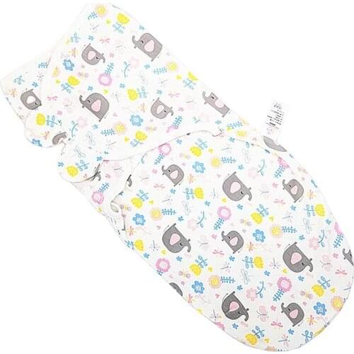Baby Swaddle Blanket, Swaddle Wrap for Infant, Adjustable Newborn Swaddle, Organic Cotton Baby Swaddle for 0-6 Month