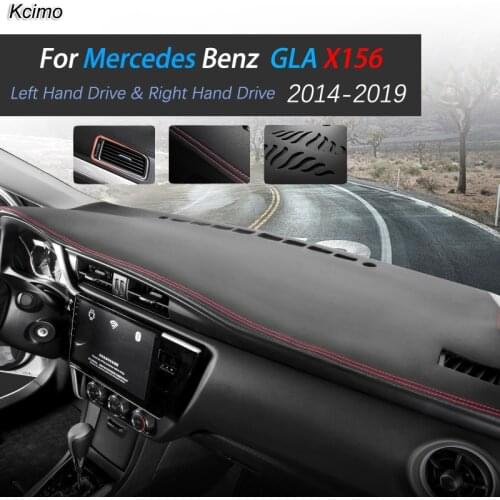 For Mercedes Benz GLA X156 2014-2019 Anti-Slip Mat Dashboard Cover Sunshade Dashmat Accessories GLA180 GLA250 220 220d AMG