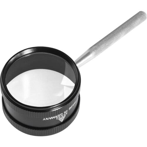 35X Handheld Magnifier Metal High Clarity Reading Magnifying Glass Portable Loupe Jewelry Magnifier for Inspection Exploring
