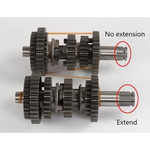 Motorcycle Secondary Shaft Assembly Gear Sixth of Kd150 for Kiden Kd150-f-v-z-l-e-h-j-g-k