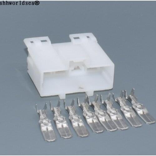 Shhworldsea 8 Pin Automotive Plug Electrical Wiring Harness Socket With Terminals