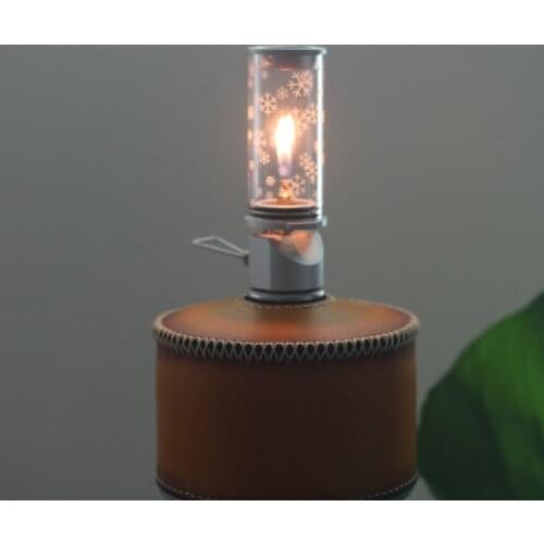 Camping Hiking Gas Lantern snow Christmas light Outdoor Camping Lamp Ultralight Portable Gas Lamp Tent Night Lights