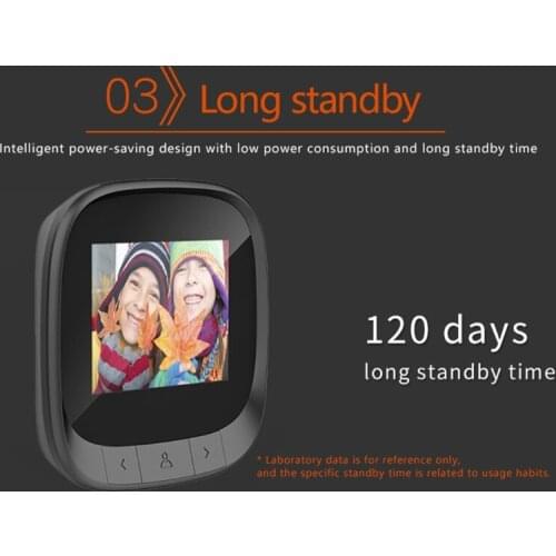 Smart Video Doorbell Security Camera Two-Way Talk/Video Functions 120 Days Standby Anti-theft Anti-pry Anti-peeping