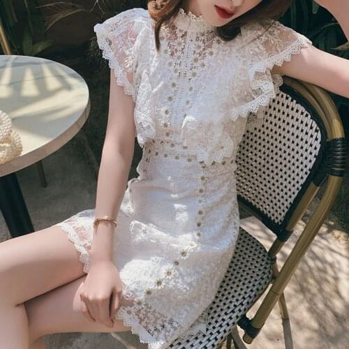 Dresses Women Sexy Lace Bodycon Dress Cocktail Party Pencil Midi Dress Bandage Dress 2020 vestidos