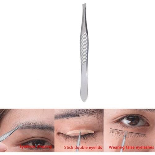 1Pc Eyebrow Face Hair Clip Tweezer Remover Grafting False Eyelashes Eyebrow Clip