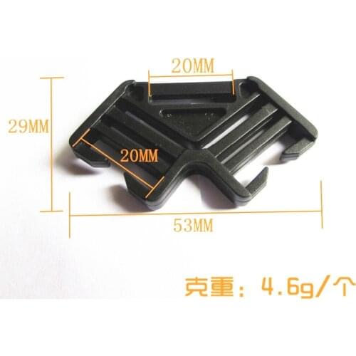 20mm Gear Aid Triglide Replacement Strap Buckle 3 way plastic strap adjuster