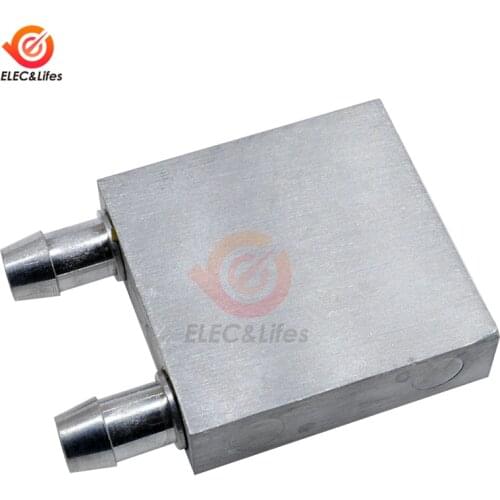 40x40x12MM Mini Aluminum Water Cooling Radiator Liquid Cooler Waterblock For CPU GPU Computer Parts Cooling Block