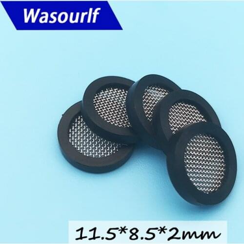 Wasourlf 5 Pieces Round Flat Gasket 11.5mm Diameter Pipe Machine Rubber Ring Hermetic Seal Water Bathroom Faucet Accessory