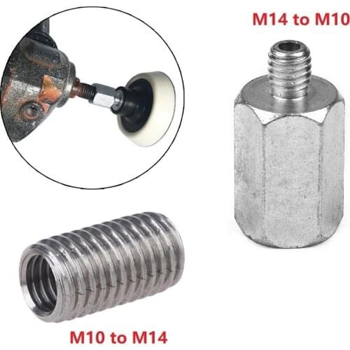 2PCS M10 M14 Adapter Angle Grinder Polisher Thread Drill Bit Interface Converter Grinder Parts Power Tool Accessories In Stock